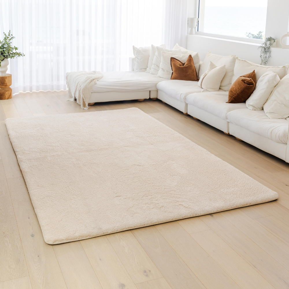 Deluxe Shaggy Relax Mat - 35mm Thick Foam Base